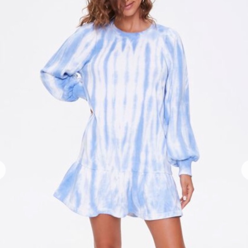Tie-Dye Drop-Waist Dress sz M NEVER WORN